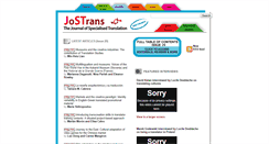 Desktop Screenshot of jostrans.org