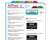 Tablet Screenshot of jostrans.org